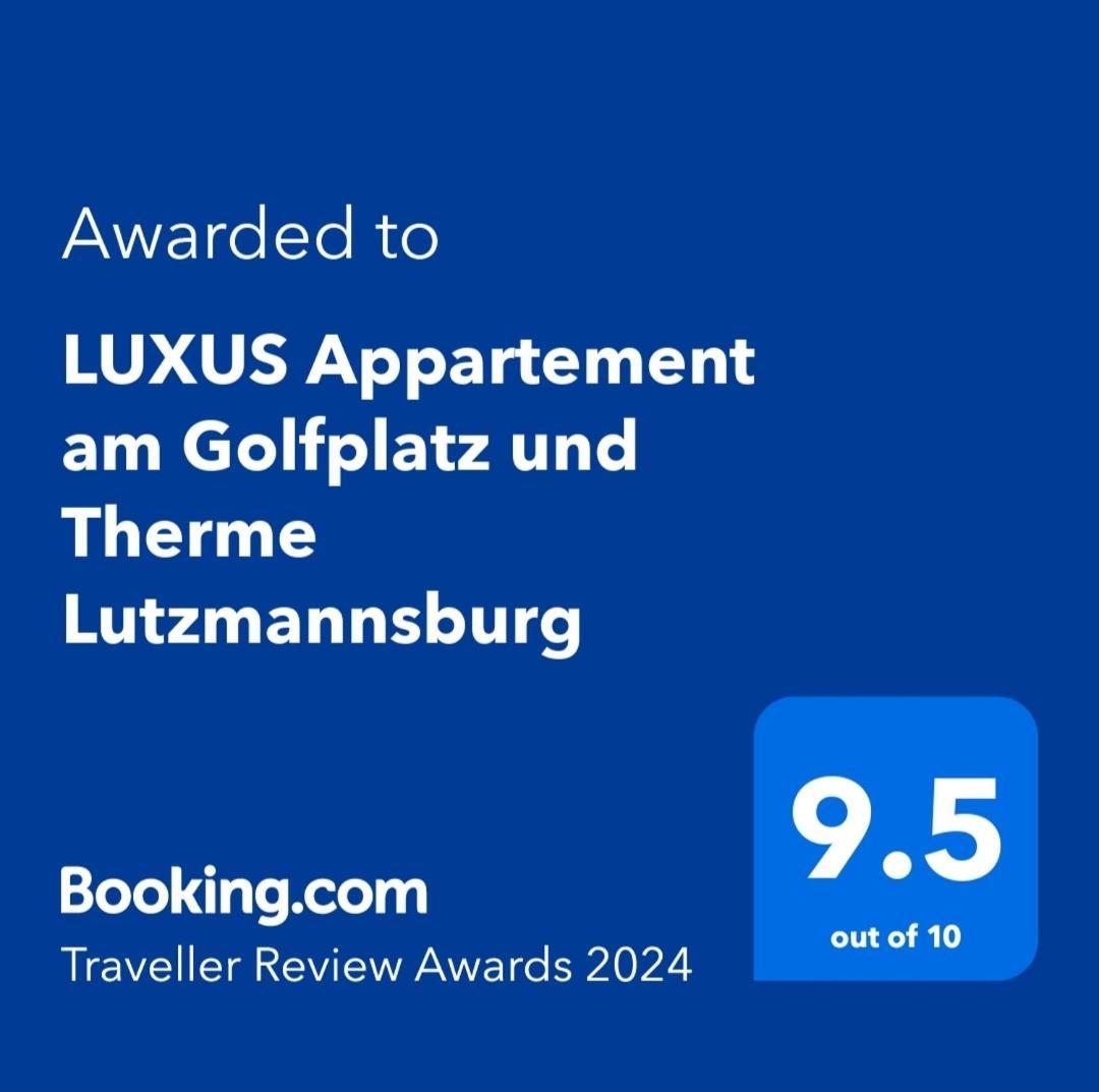 Luxus Appartement Am Golfplatz Und Therme Lutzmannsburg Zsira Екстер'єр фото